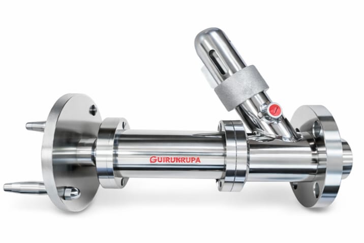 Material sampling valve