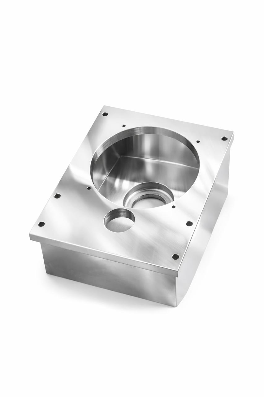 Precision CNC machined enclosure component